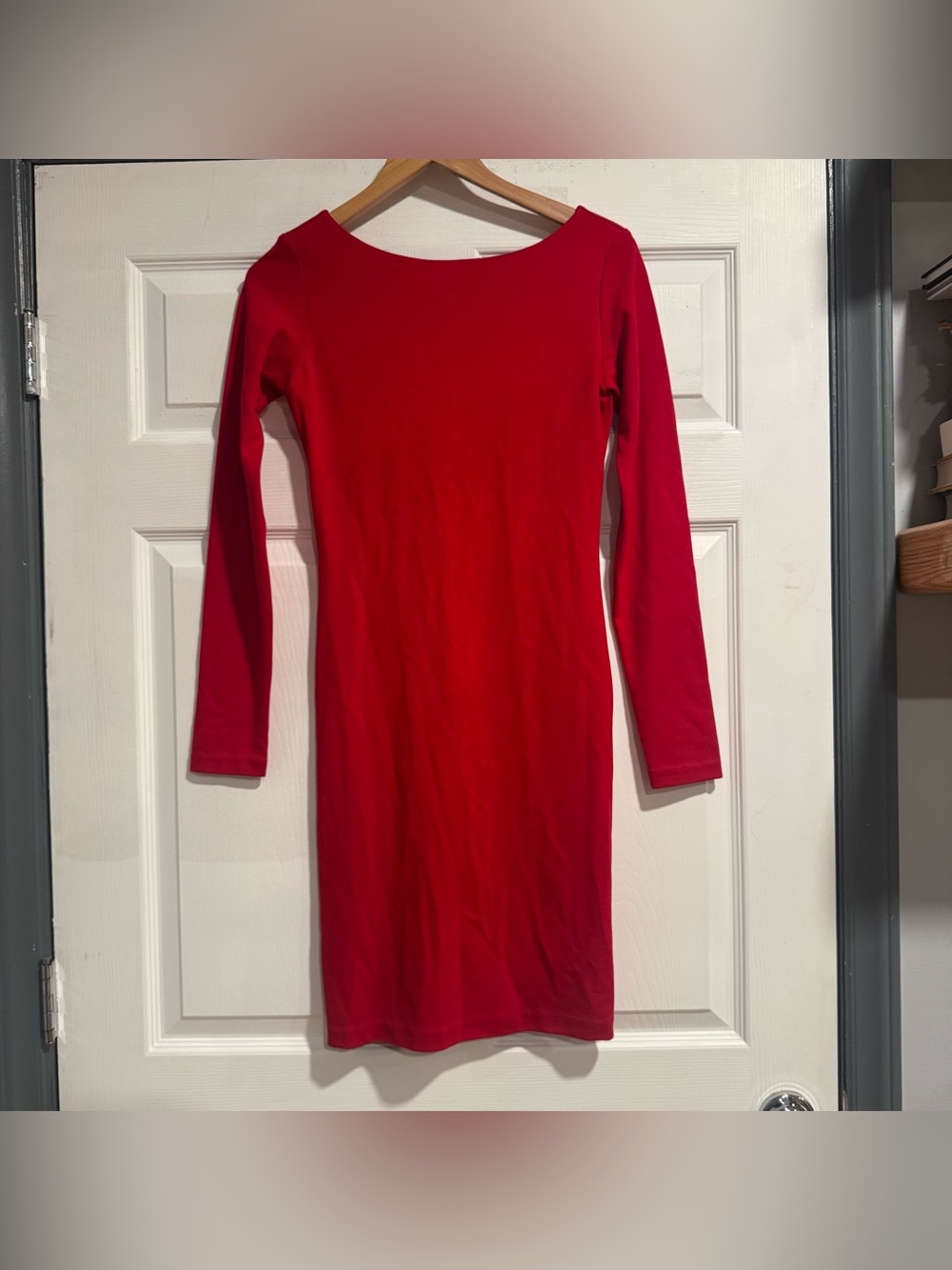 Amanda Uprichard Red Bodycon Midi Dress